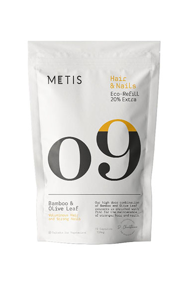 Metis - Hair & Nails 09 - Navulling (72 veg caps)