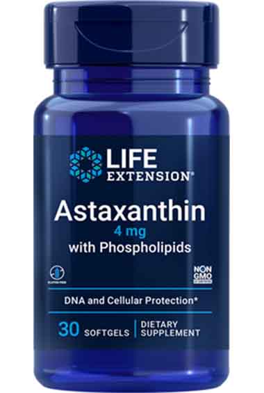 Astaxanthine 4mg + Fosfolipiden (30 softgels)