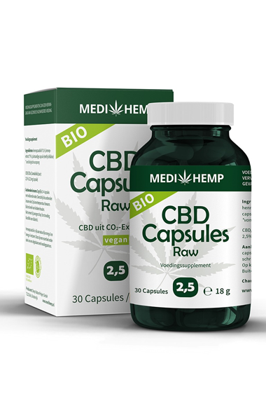 CBD capsules Raw 2,5% (30 caps)