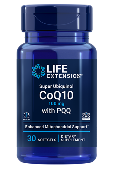 Super Ubiquinol CoQ10 + PQQ (30 softgels)