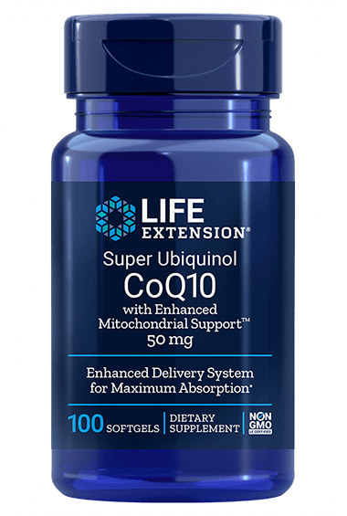 Super Ubiquinol CoQ10+ Enhanced Mitochondrial Support (50mg)