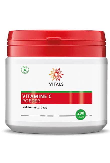 Vitals Vitamine C poeder + Calciumascorbaat (200 gram)
