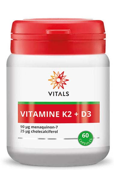 Vitals Vitamine K2 + D3 (60 capsules)