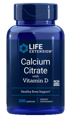 Calcium Citraat + Vitamine D (200 caps)
