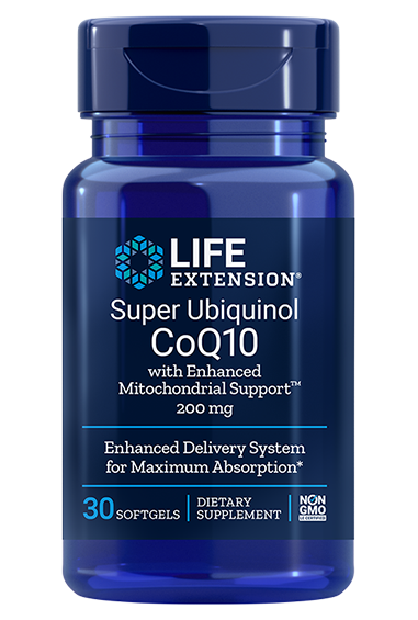 Super Ubiquinol CoQ10+ Enhanced Mitochondrial Support (200mg)