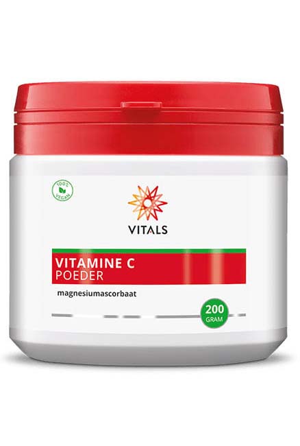 Vitals Vitamine C poeder + Magnesiumascorbaat (200 gram)