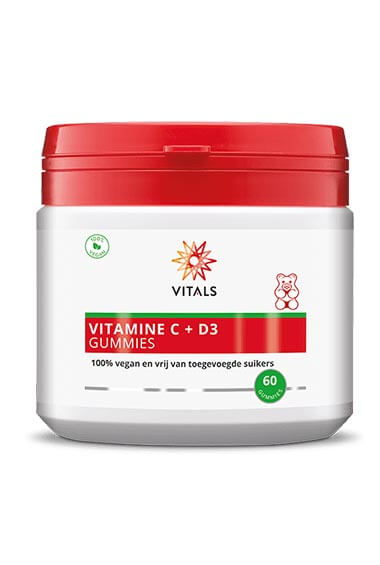 Vitals Vitamine C + D3 (60 gummies)