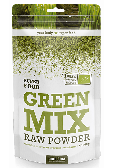 Purasana Green Mix Raw Powder (200 g)
