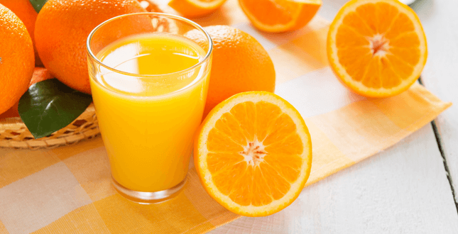 Vers Sinaasappelsap